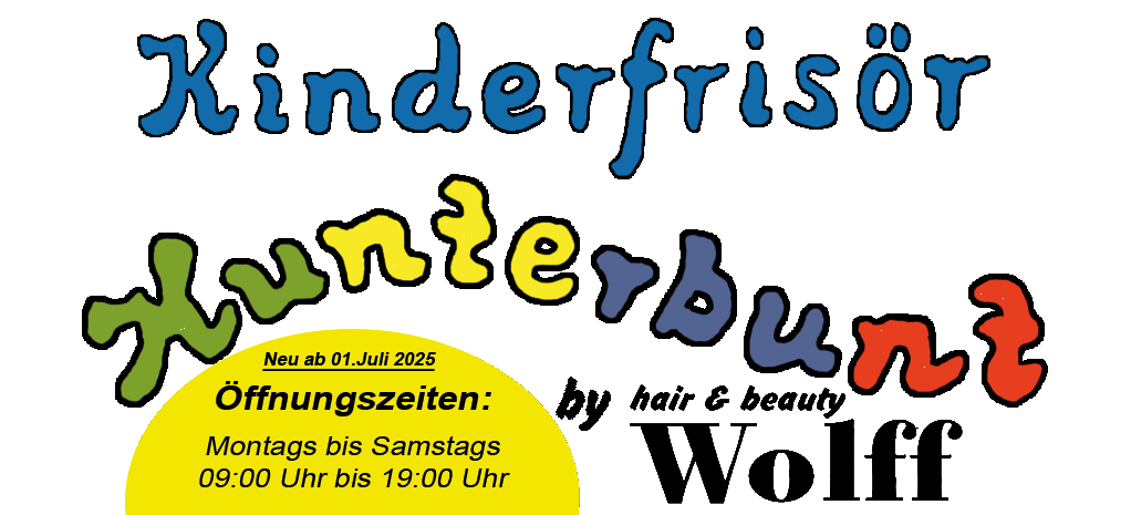 Logo Kinderfriseur Kunterbunt